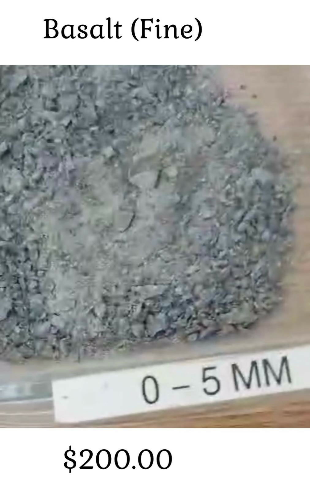 Basalt 0-5 mm