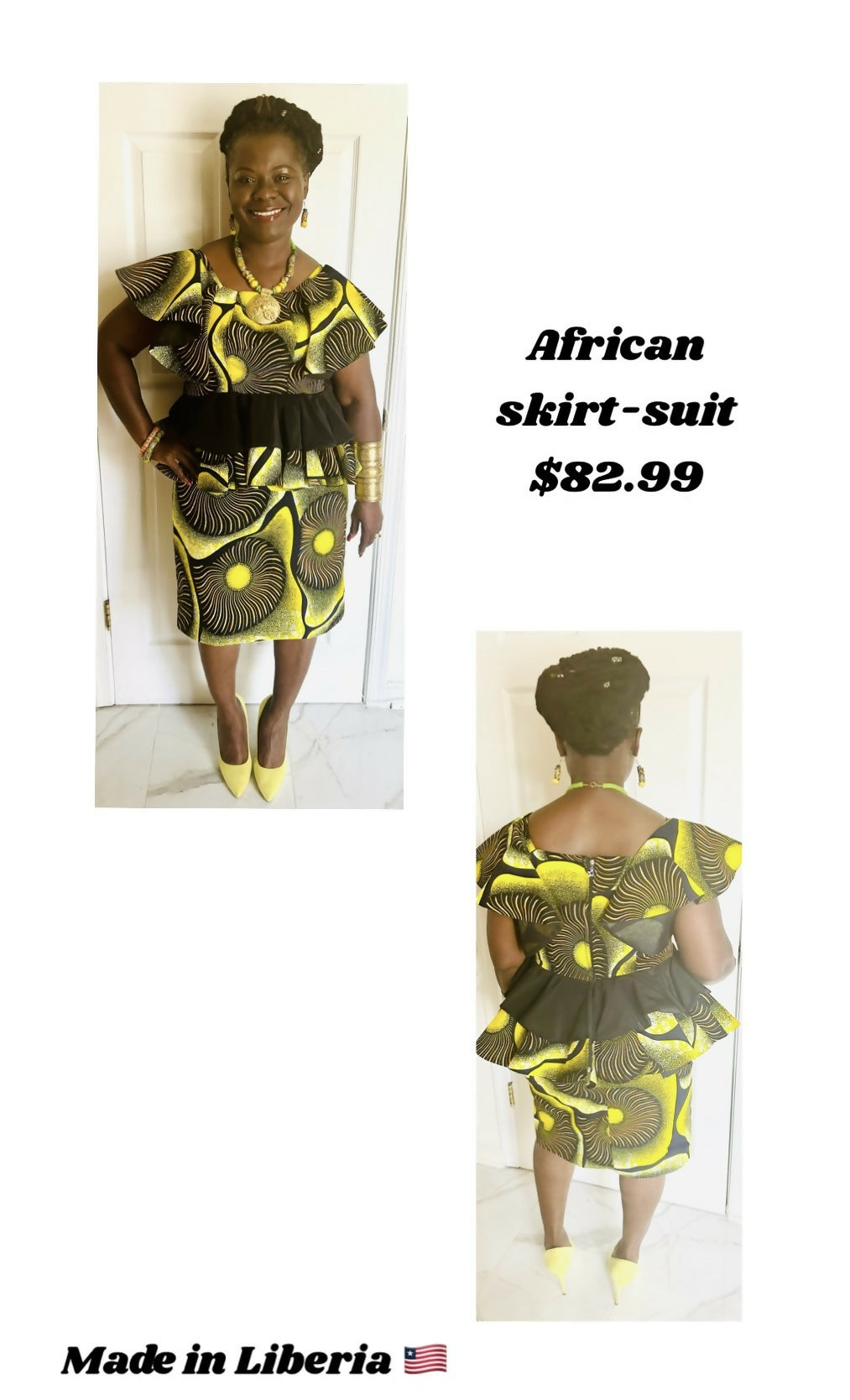 African Skirt-suit